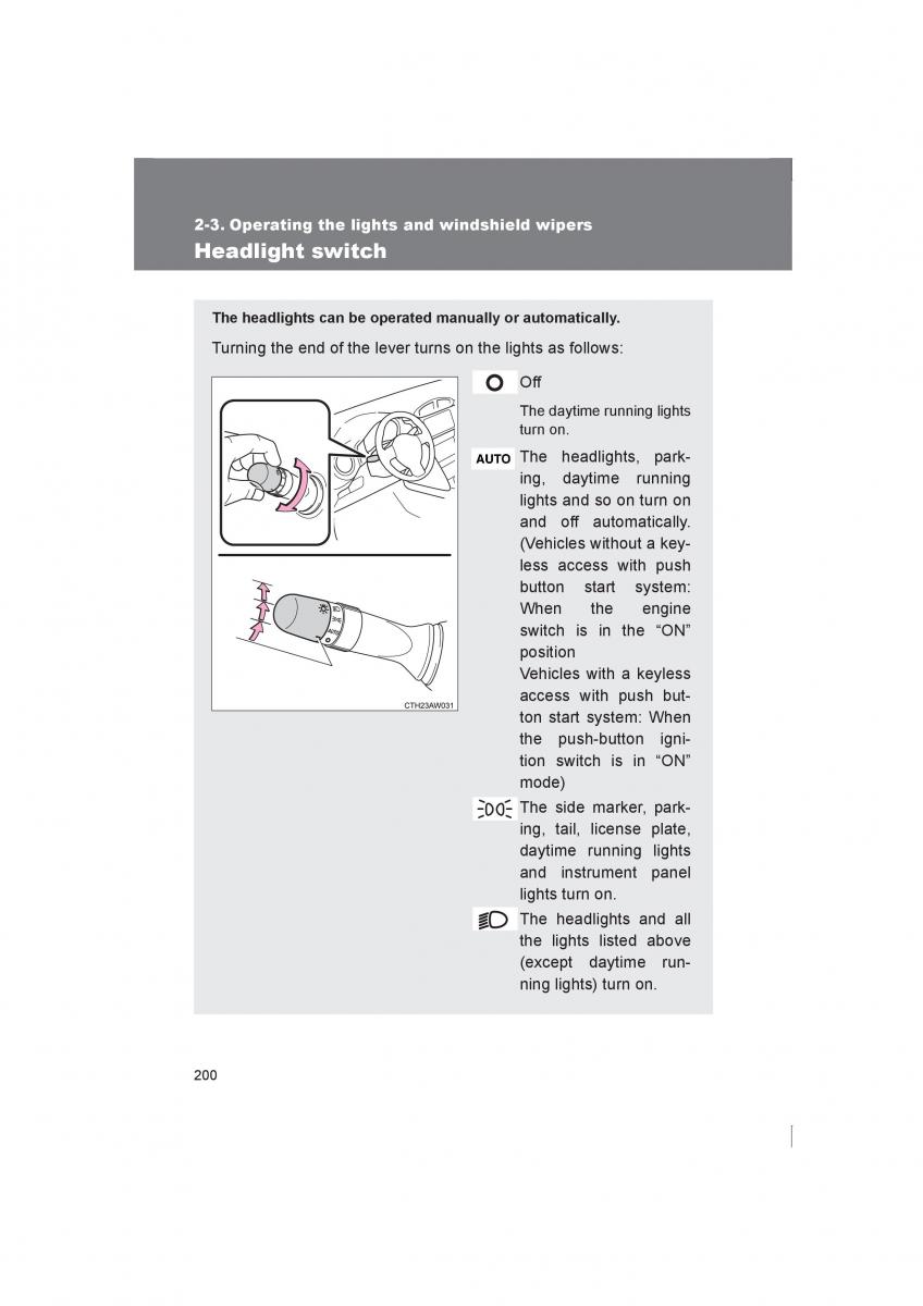 manual  Subaru BRZ owners manual / page 200