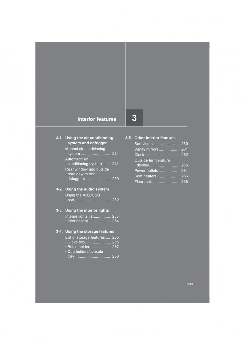 manual  Subaru BRZ owners manual / page 233