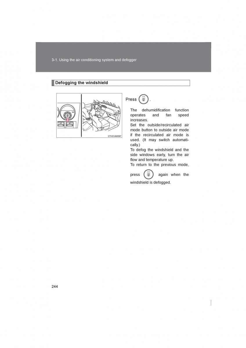 manual  Subaru BRZ owners manual / page 244