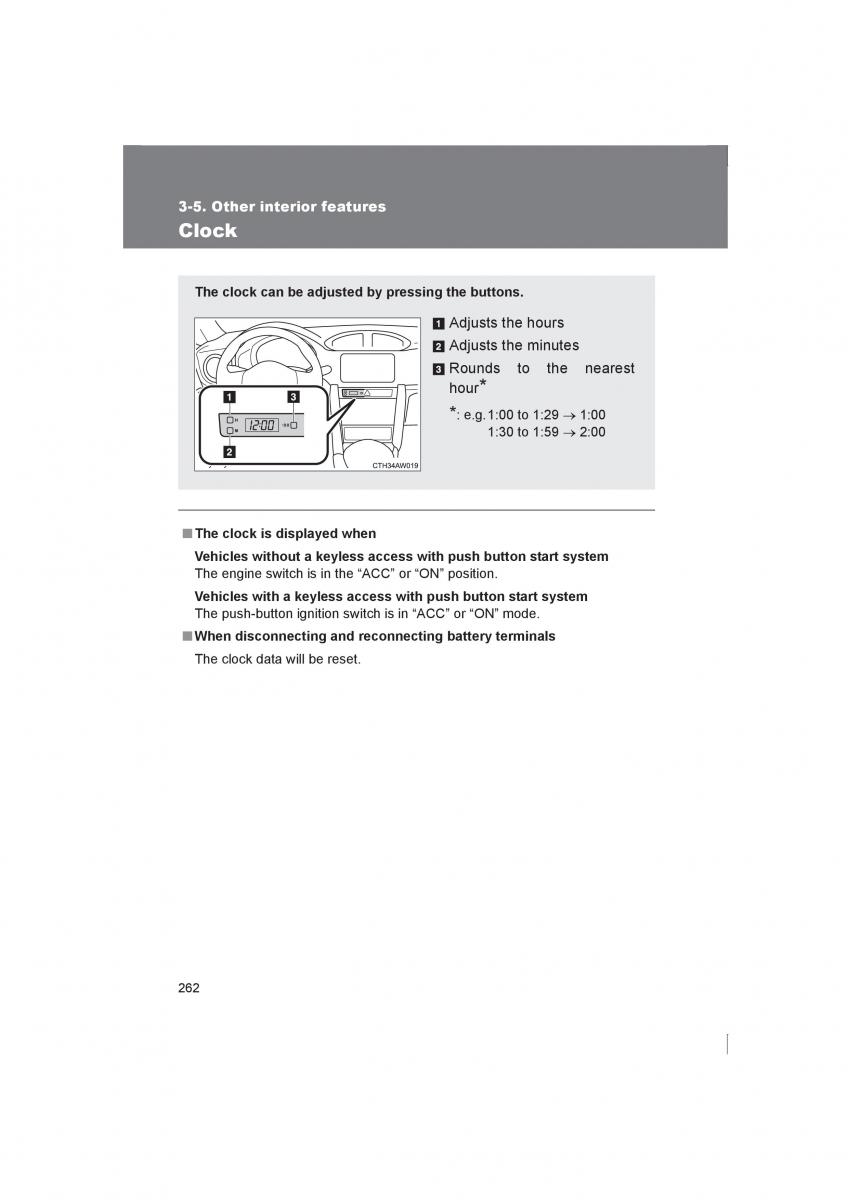 manual  Subaru BRZ owners manual / page 262