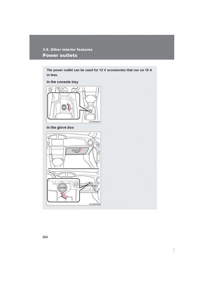 manual  Subaru BRZ owners manual / page 264