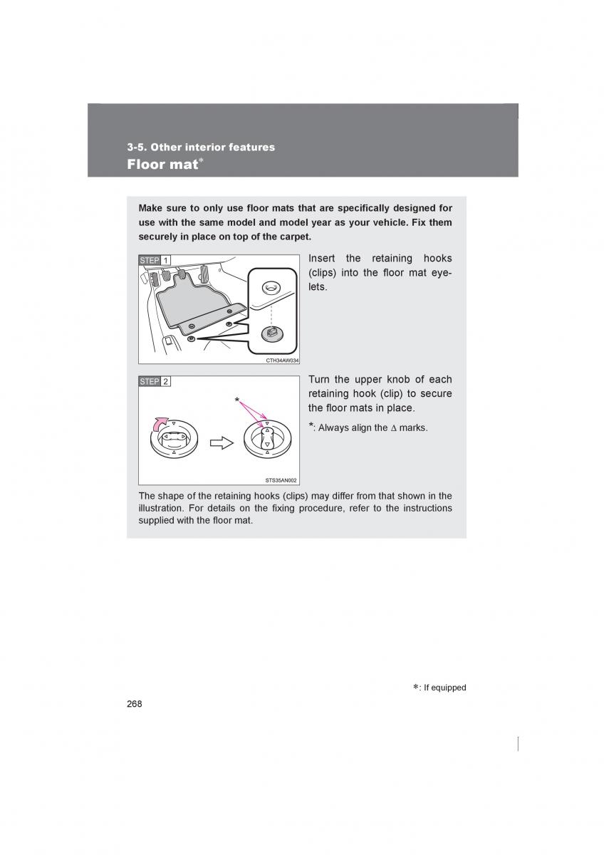 manual  Subaru BRZ owners manual / page 268