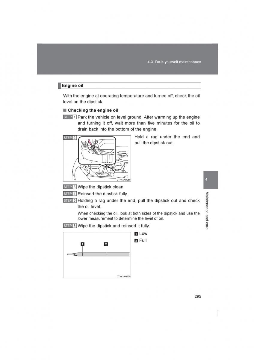 manual  Subaru BRZ owners manual / page 295