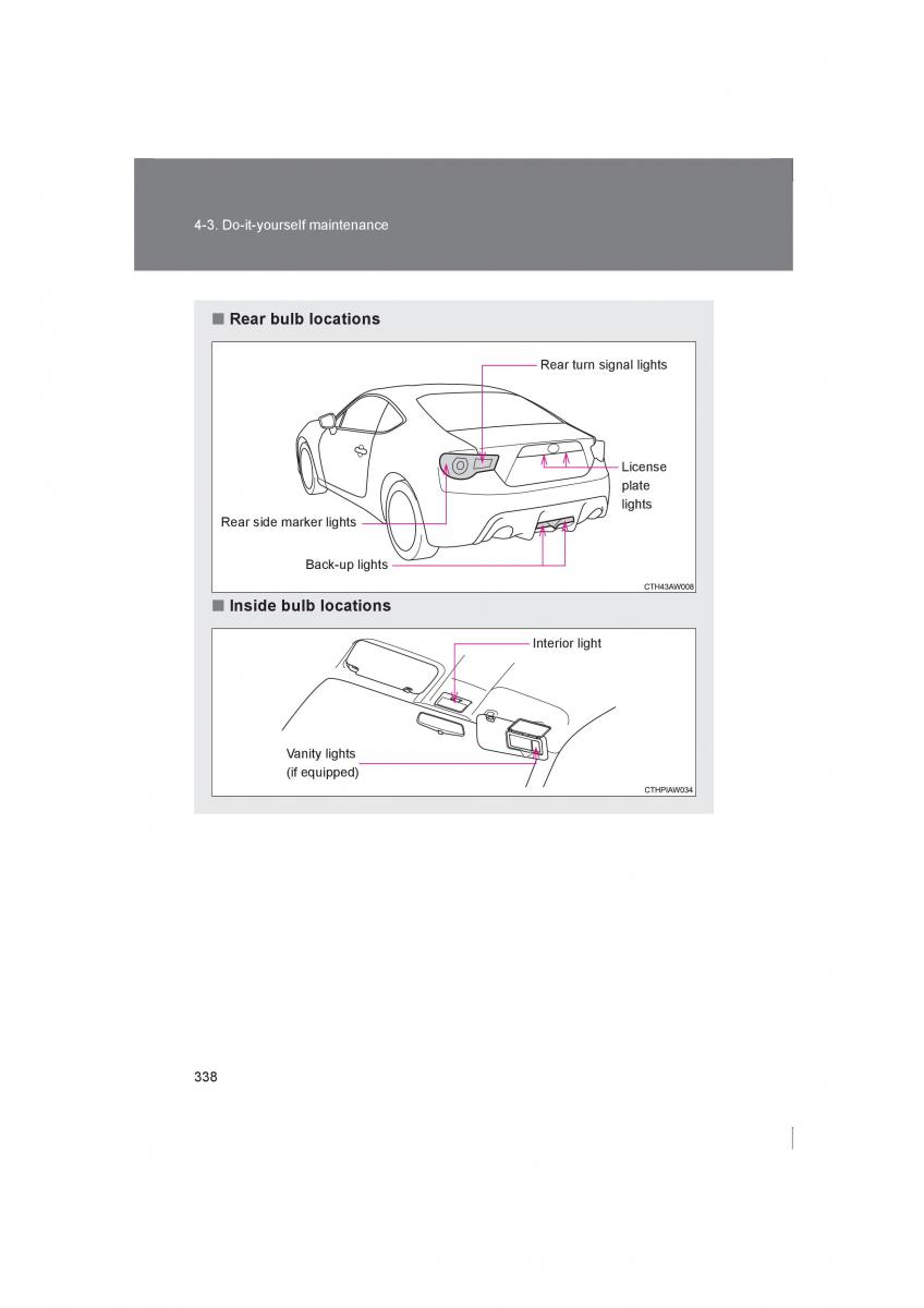 manual  Subaru BRZ owners manual / page 338