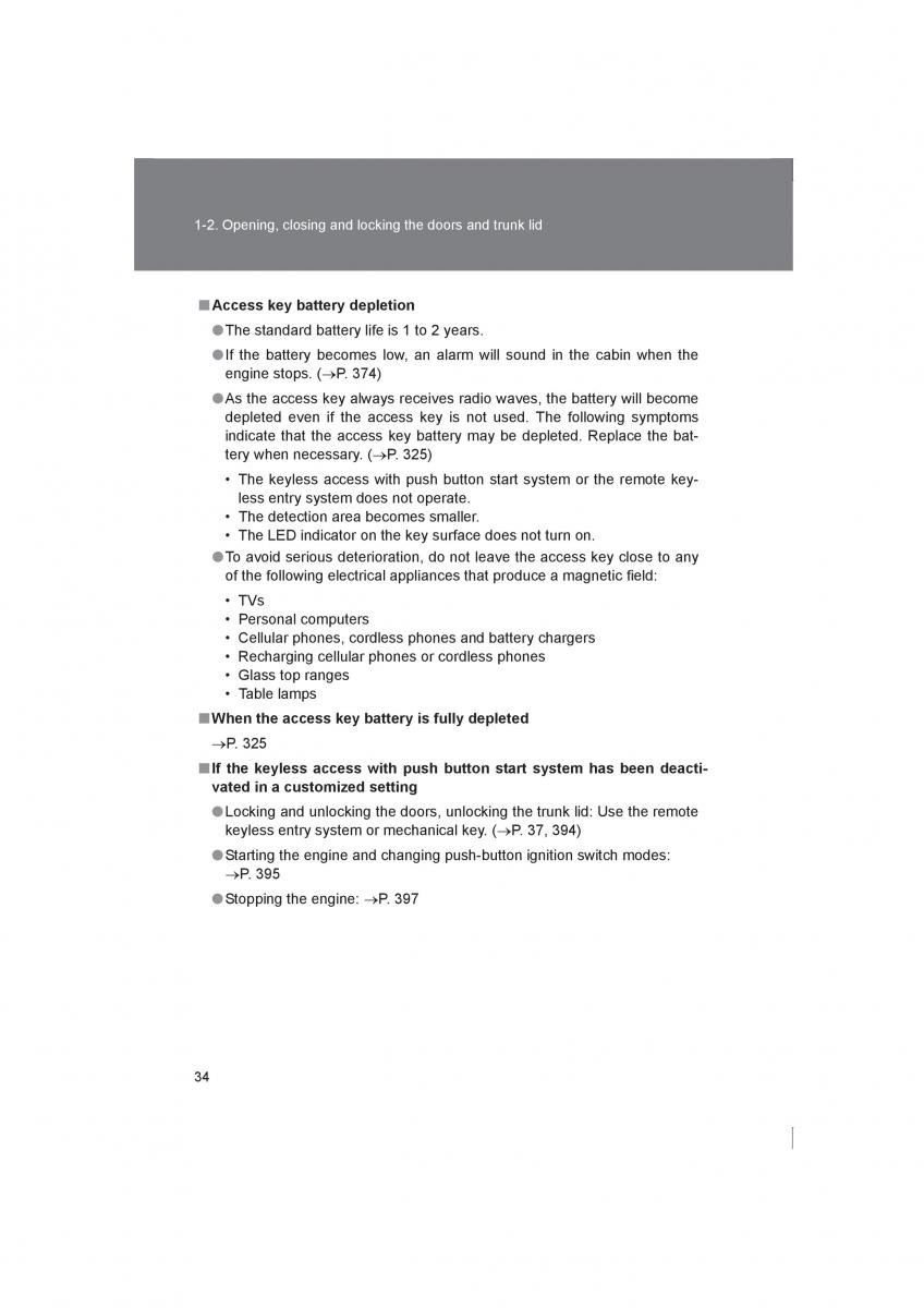 manual  Subaru BRZ owners manual / page 34