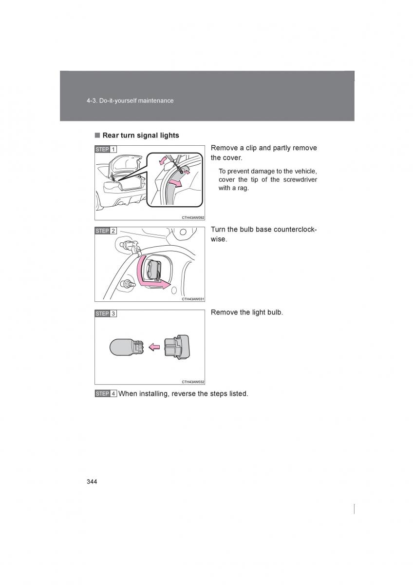 manual  Subaru BRZ owners manual / page 344