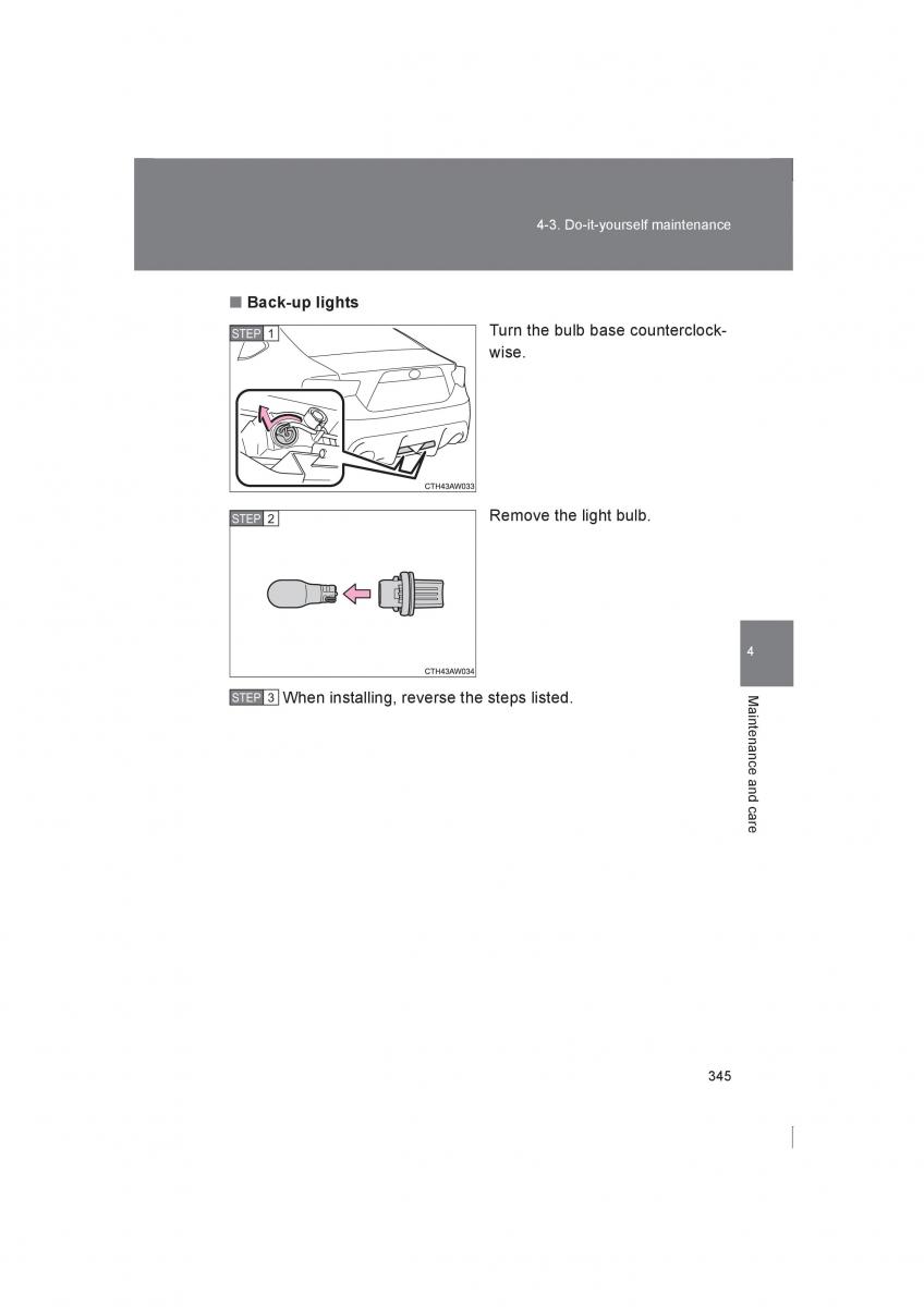 manual  Subaru BRZ owners manual / page 345