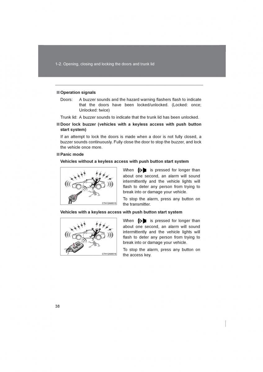 manual  Subaru BRZ owners manual / page 38