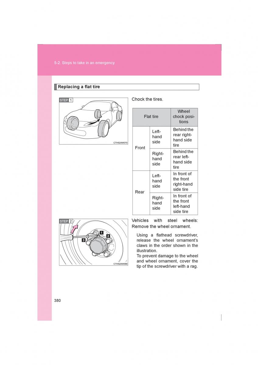 manual  Subaru BRZ owners manual / page 380