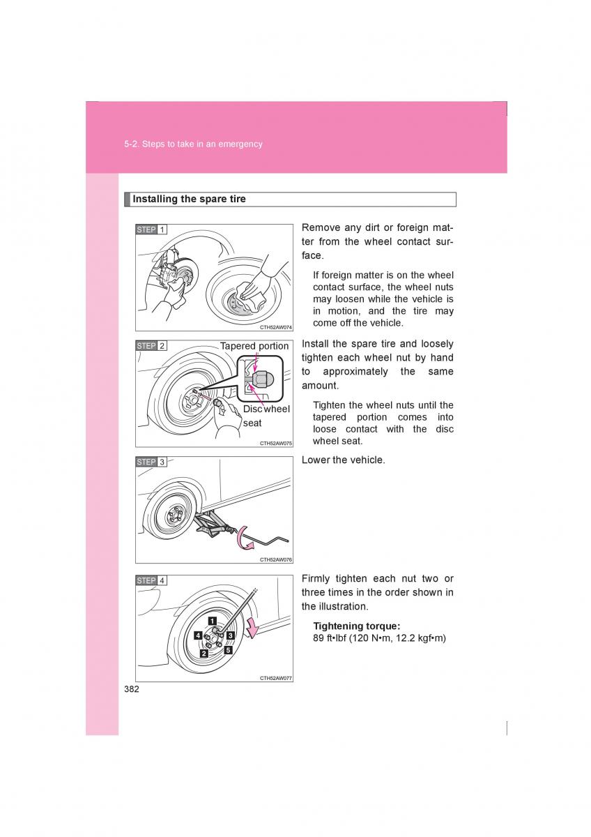 manual  Subaru BRZ owners manual / page 382