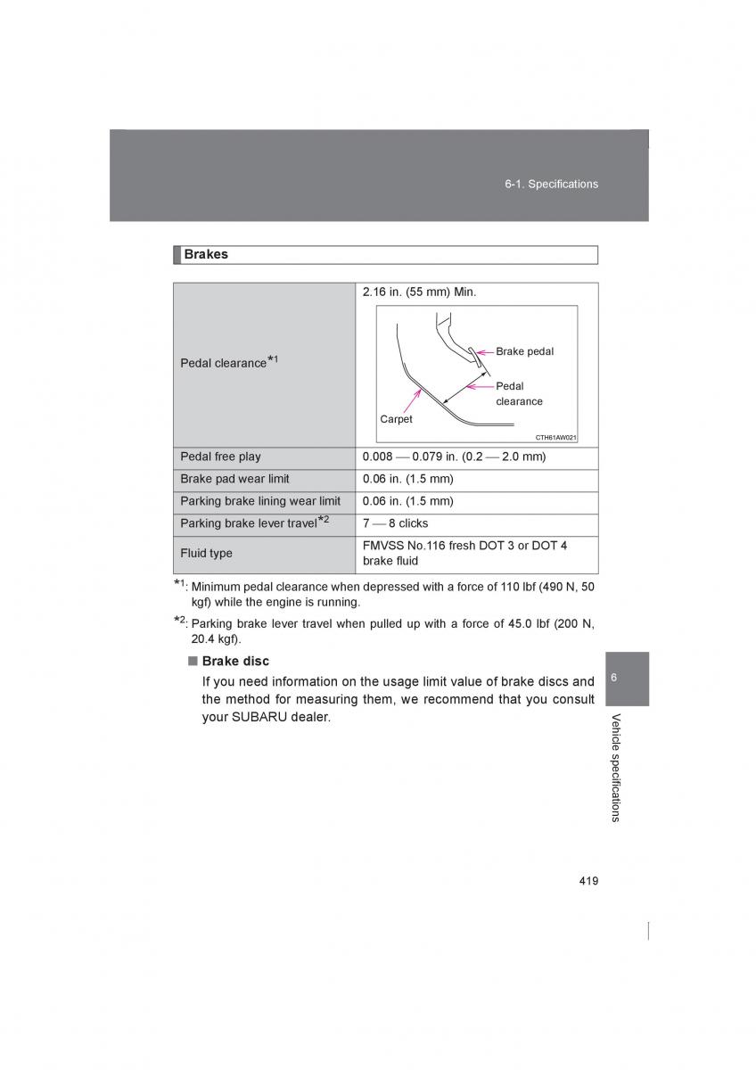 manual  Subaru BRZ owners manual / page 419