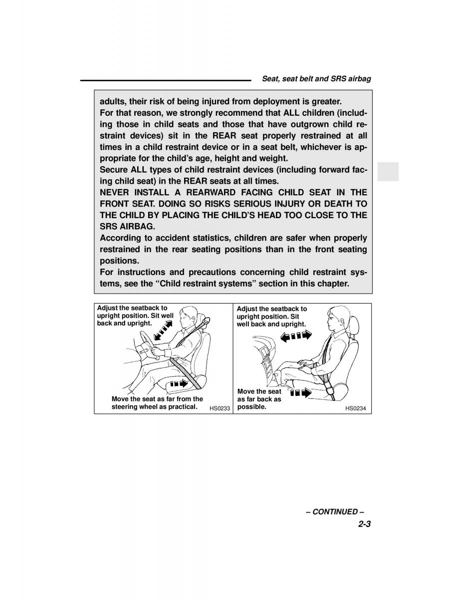 Subaru Forester I 1 owners manual / page 55