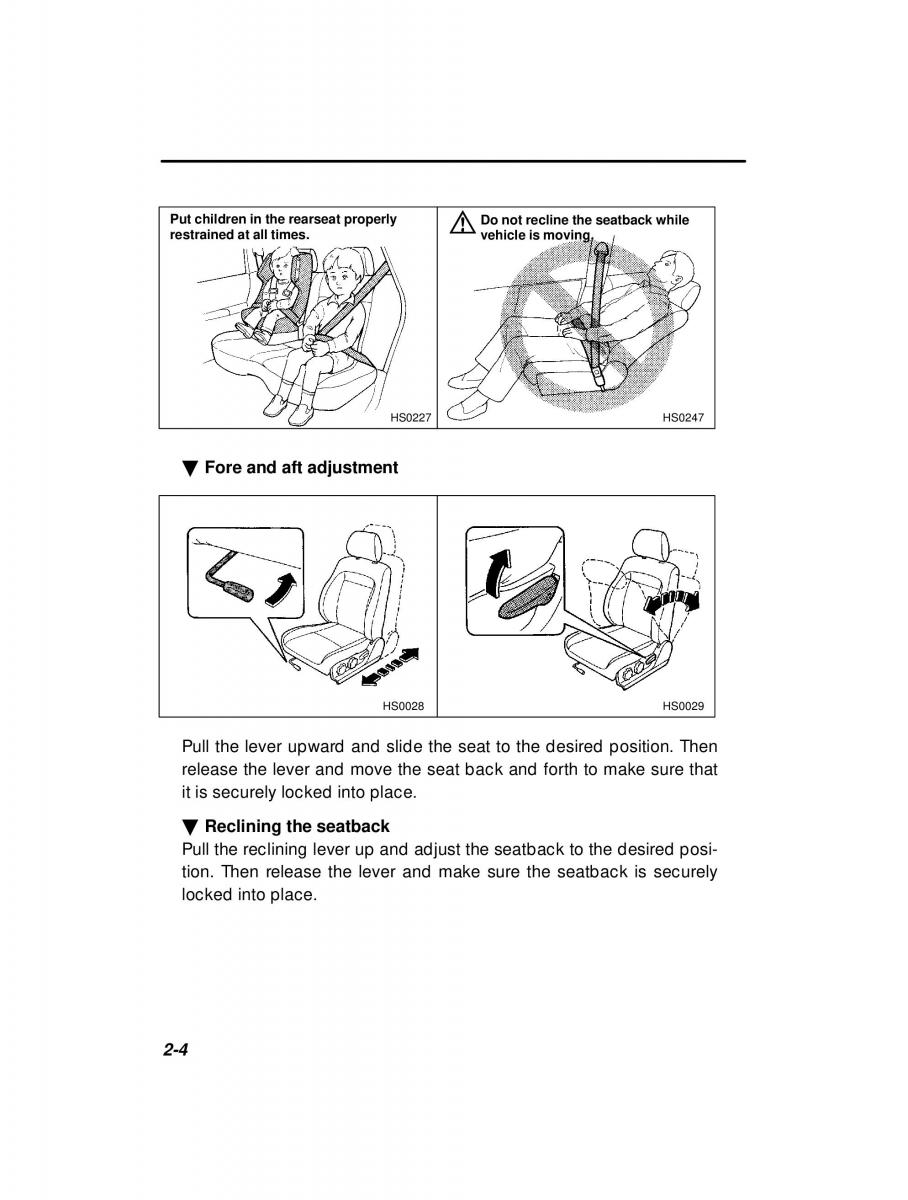 Subaru Forester I 1 owners manual / page 56