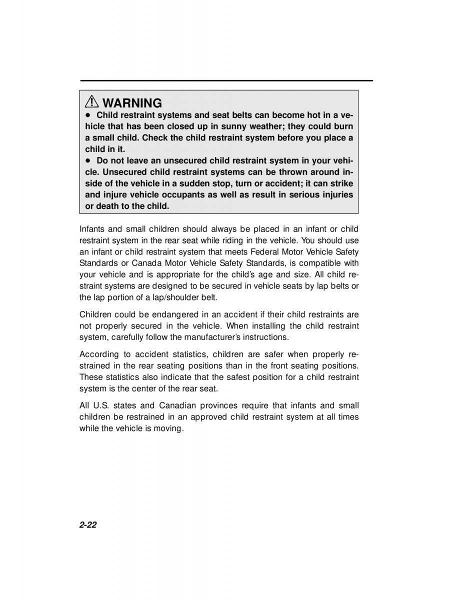 Subaru Forester I 1 owners manual / page 74