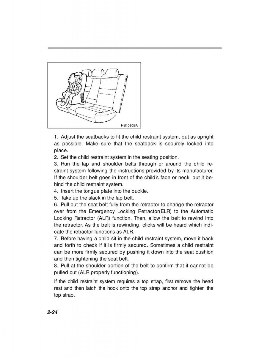 Subaru Forester I 1 owners manual / page 76