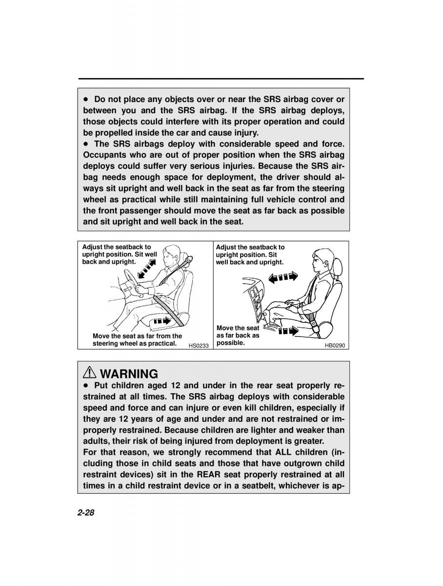 Subaru Forester I 1 owners manual / page 80