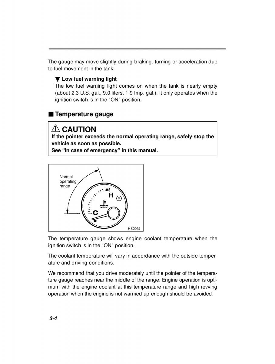 Subaru Forester I 1 owners manual / page 96