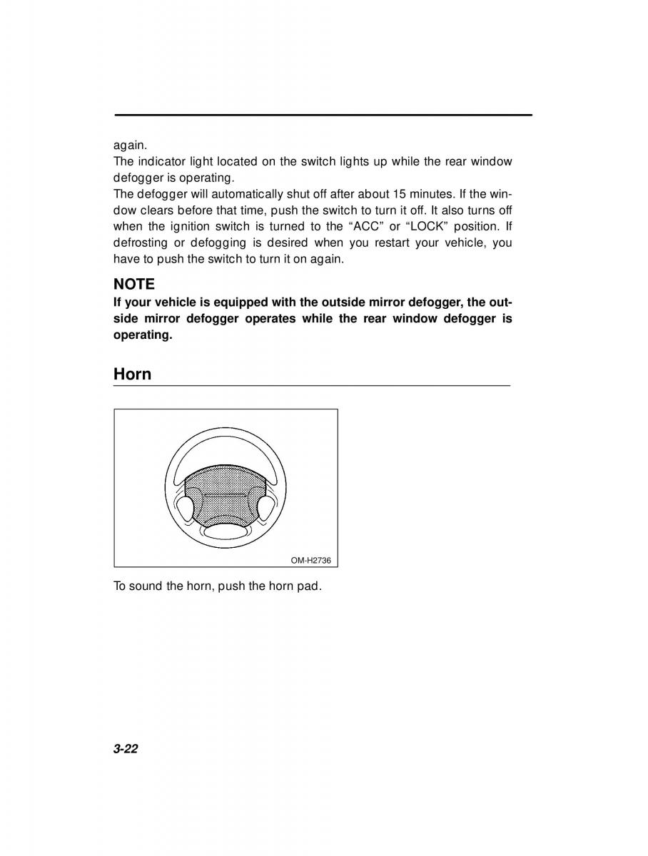 Subaru Forester I 1 owners manual / page 114