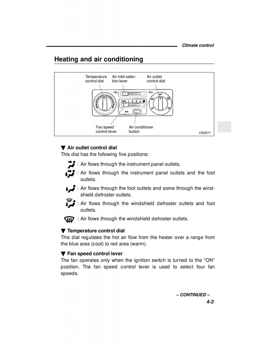 Subaru Forester I 1 owners manual / page 121