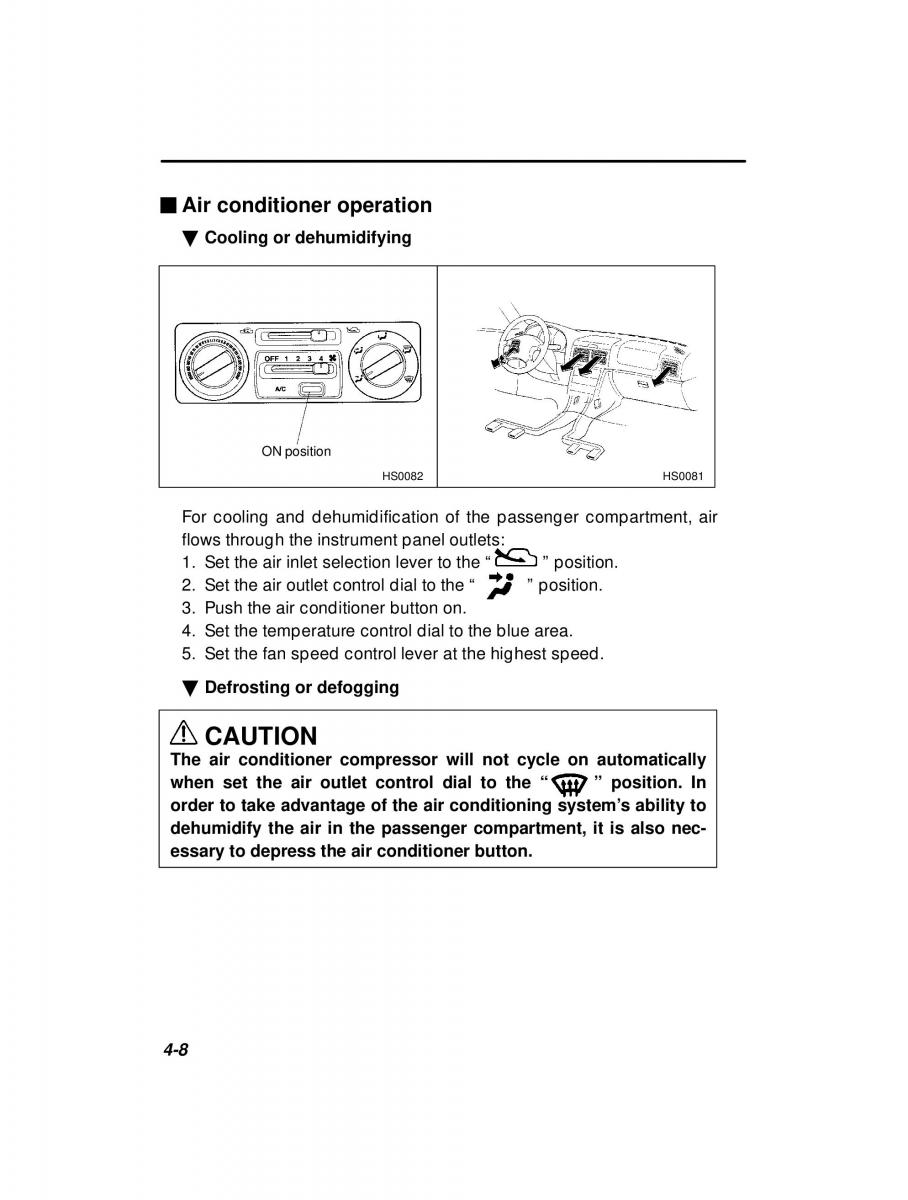 Subaru Forester I 1 owners manual / page 126