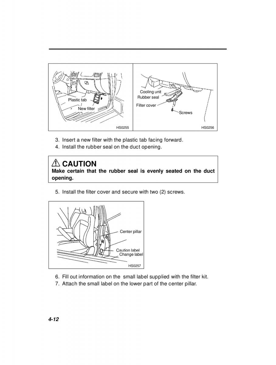 Subaru Forester I 1 owners manual / page 130