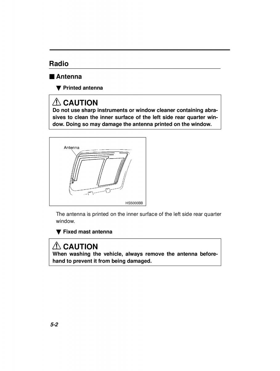 Subaru Forester I 1 owners manual / page 132