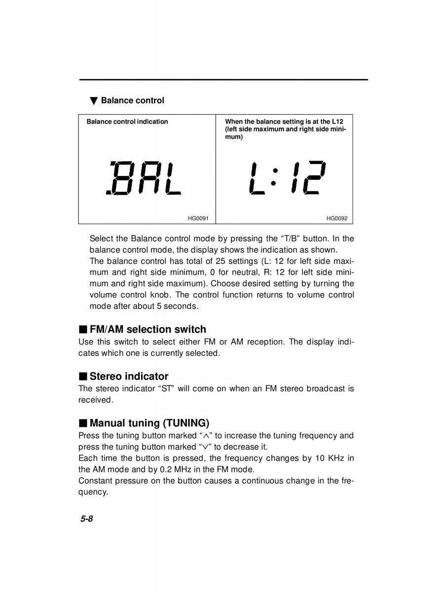 Subaru Forester I 1 owners manual / page 138