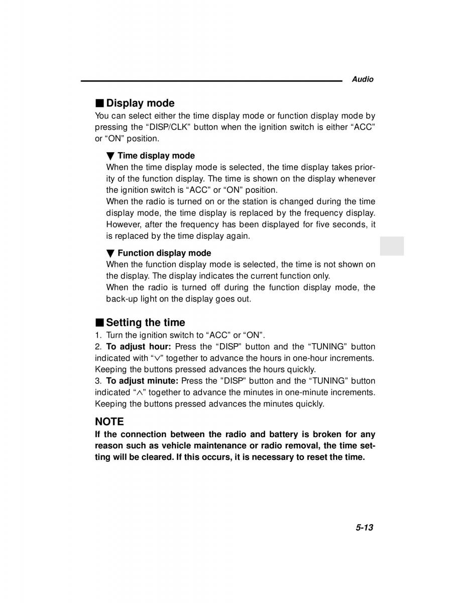 Subaru Forester I 1 owners manual / page 143