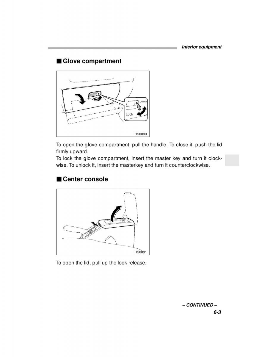 Subaru Forester I 1 owners manual / page 147