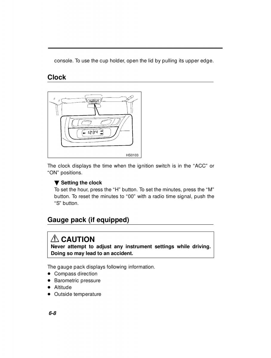 Subaru Forester I 1 owners manual / page 152