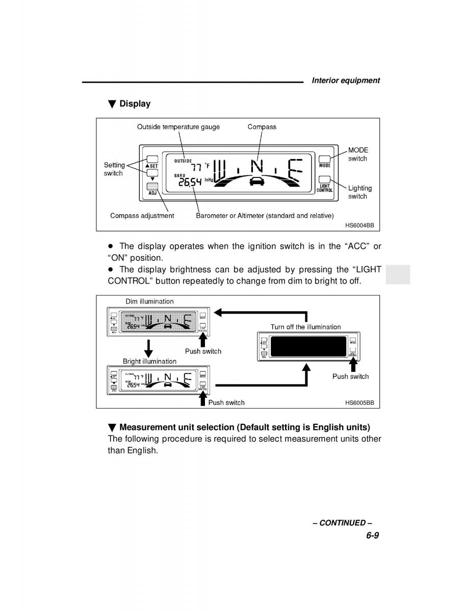 Subaru Forester I 1 owners manual / page 153