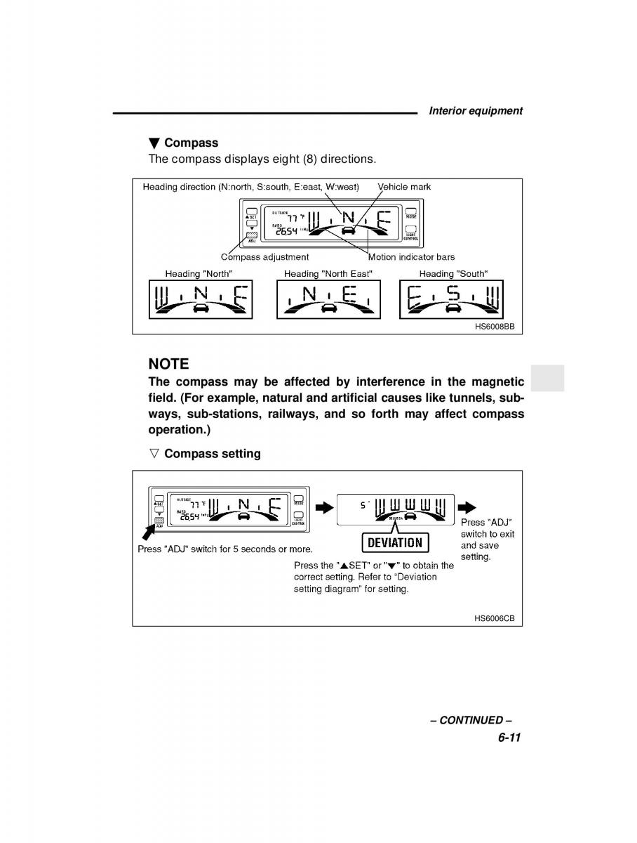 Subaru Forester I 1 owners manual / page 155