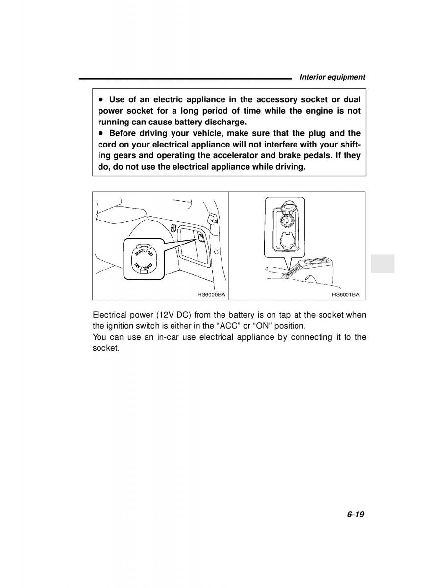 Subaru Forester I 1 owners manual / page 163