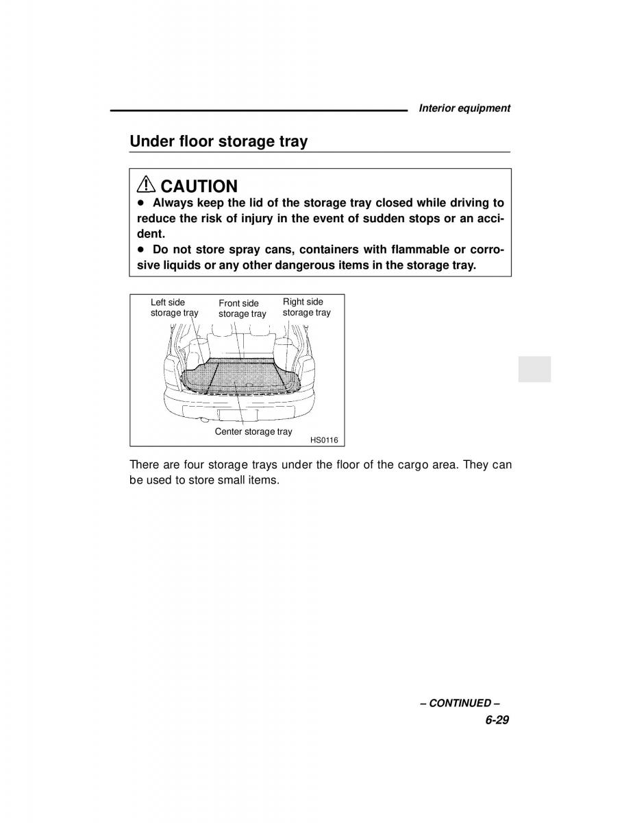 Subaru Forester I 1 owners manual / page 173