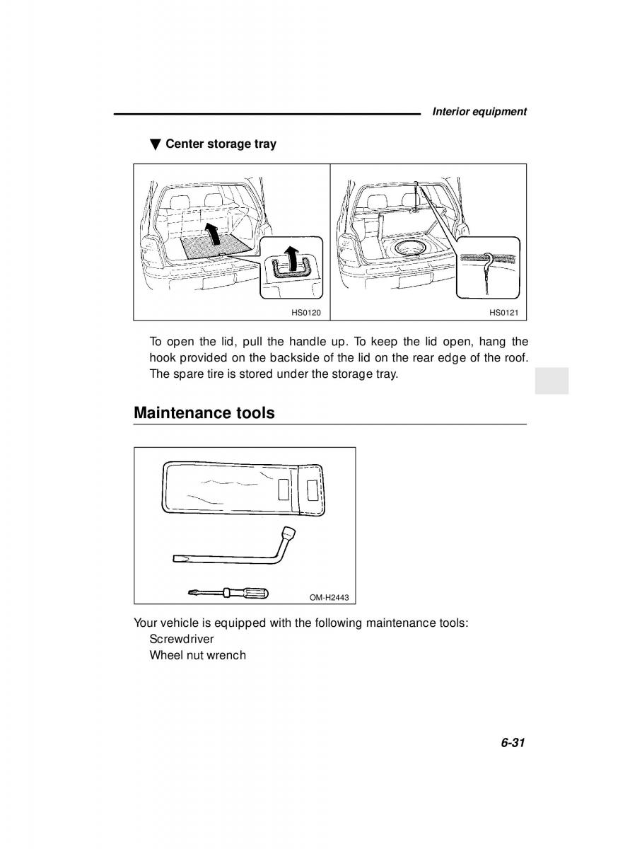 Subaru Forester I 1 owners manual / page 175