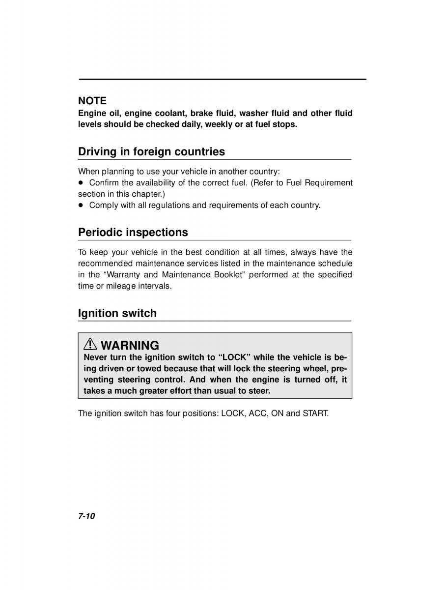 Subaru Forester I 1 owners manual / page 185