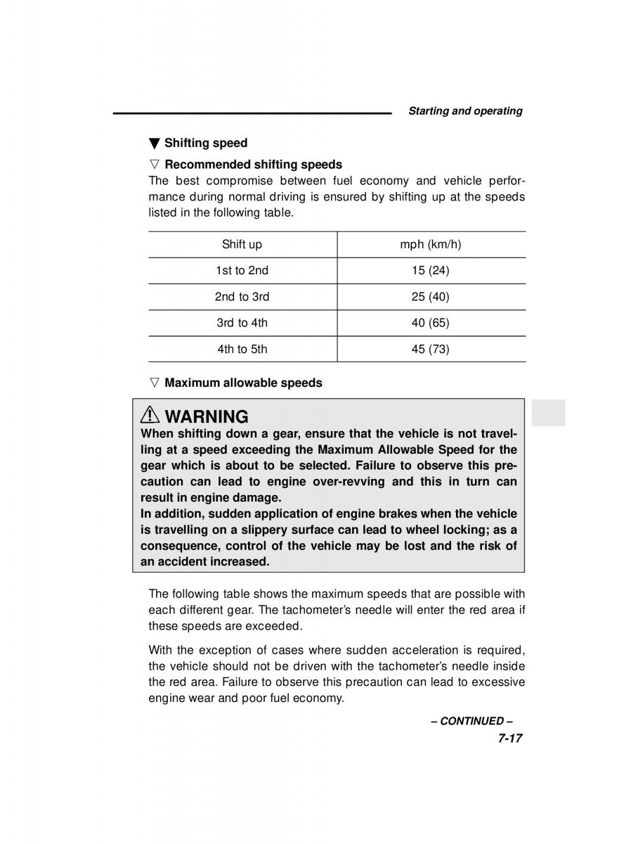 Subaru Forester I 1 owners manual / page 192