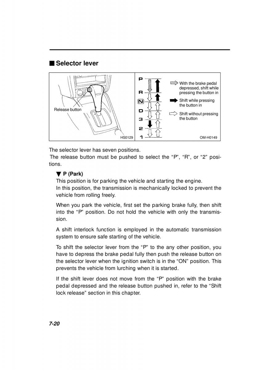 Subaru Forester I 1 owners manual / page 195