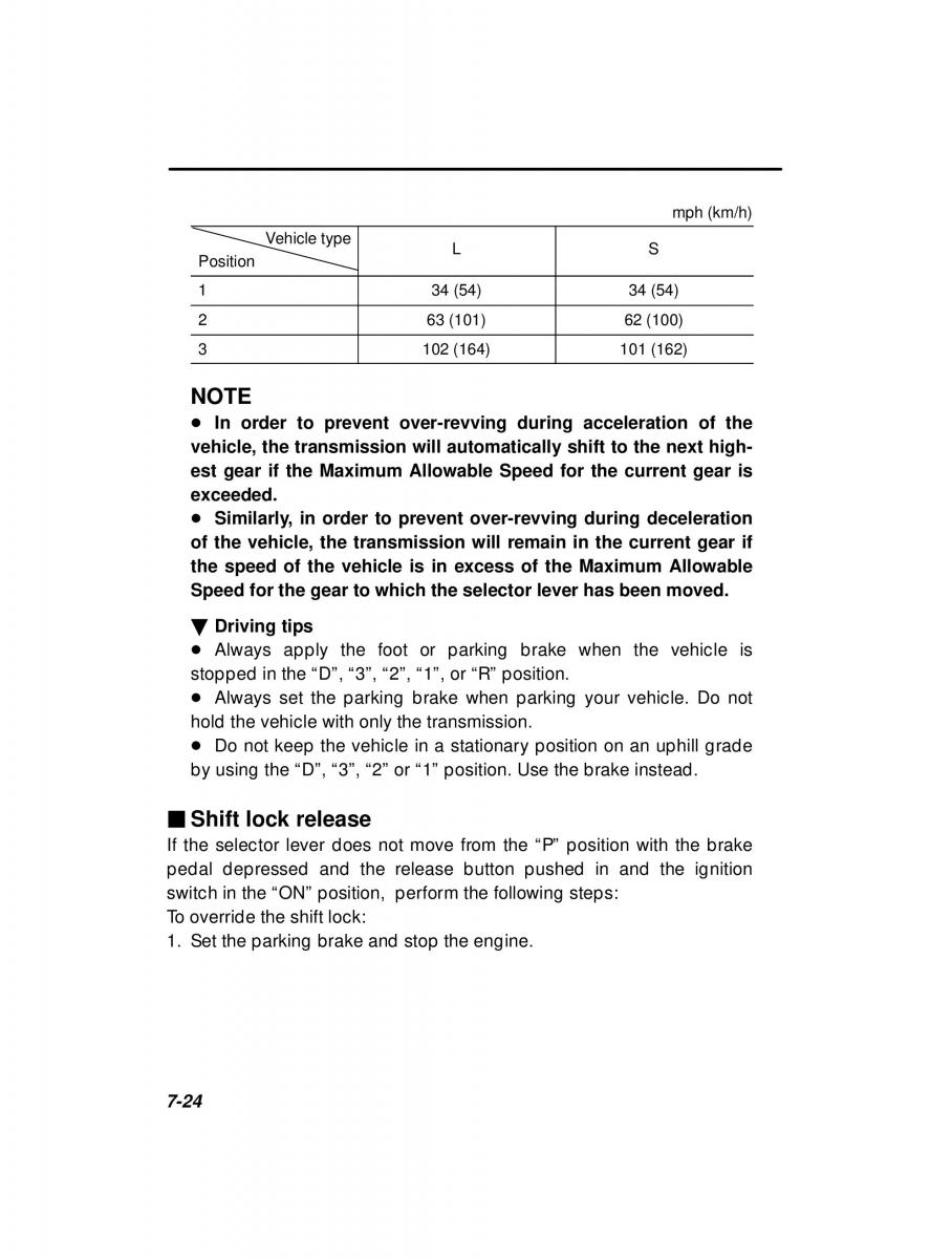 Subaru Forester I 1 owners manual / page 199