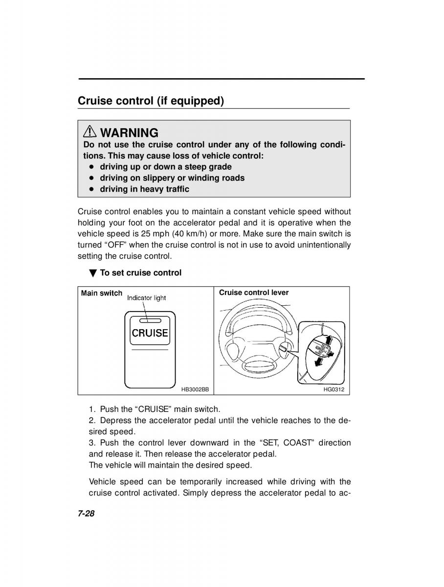 Subaru Forester I 1 owners manual / page 203