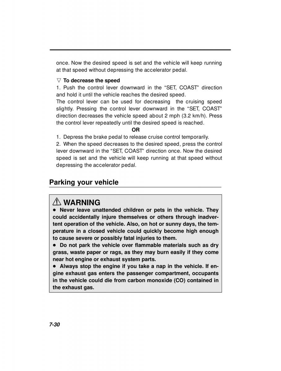 Subaru Forester I 1 owners manual / page 205