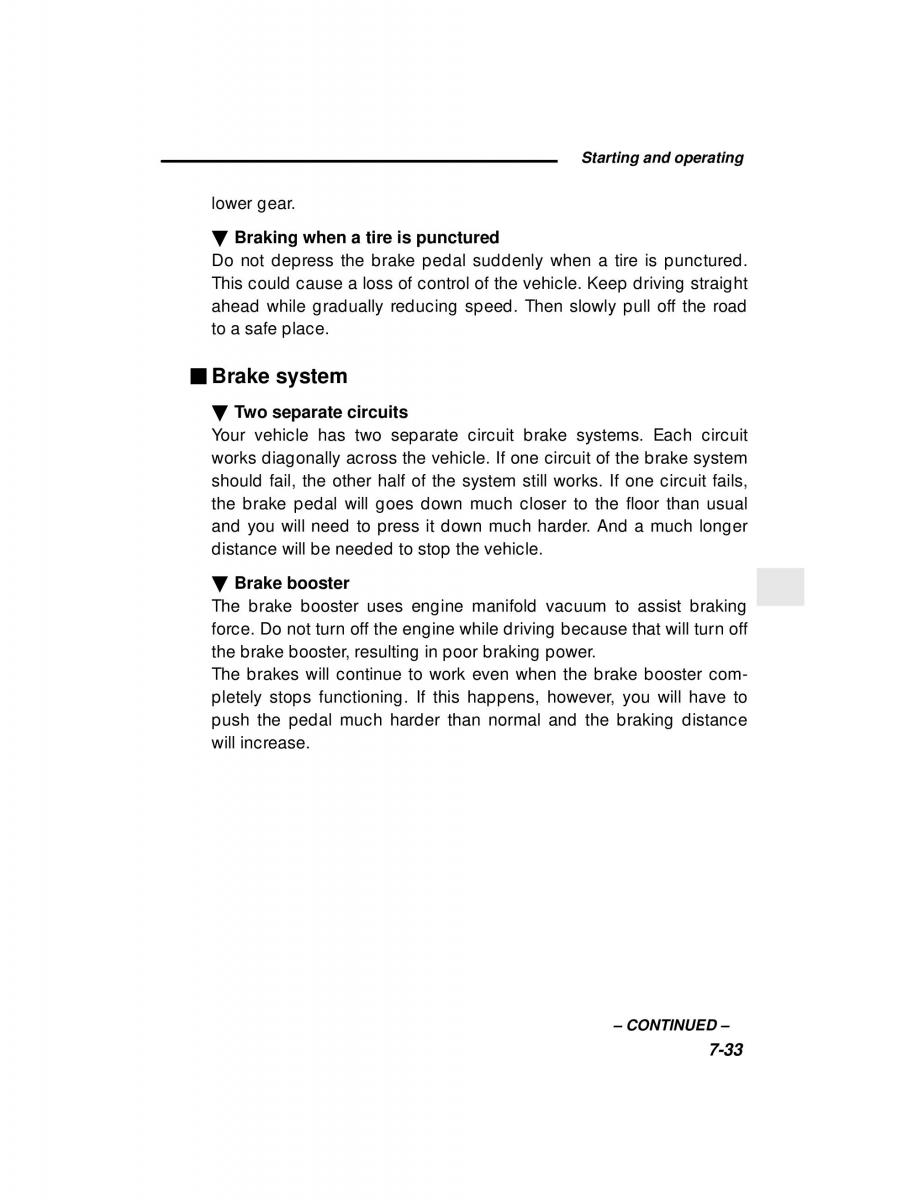 Subaru Forester I 1 owners manual / page 208