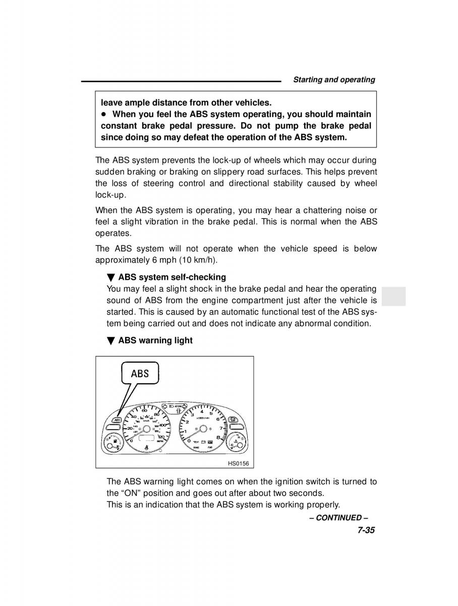 Subaru Forester I 1 owners manual / page 210