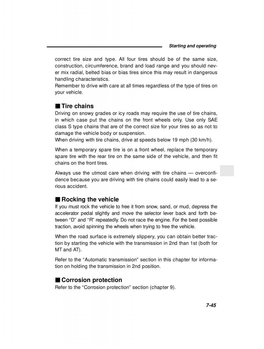 Subaru Forester I 1 owners manual / page 220