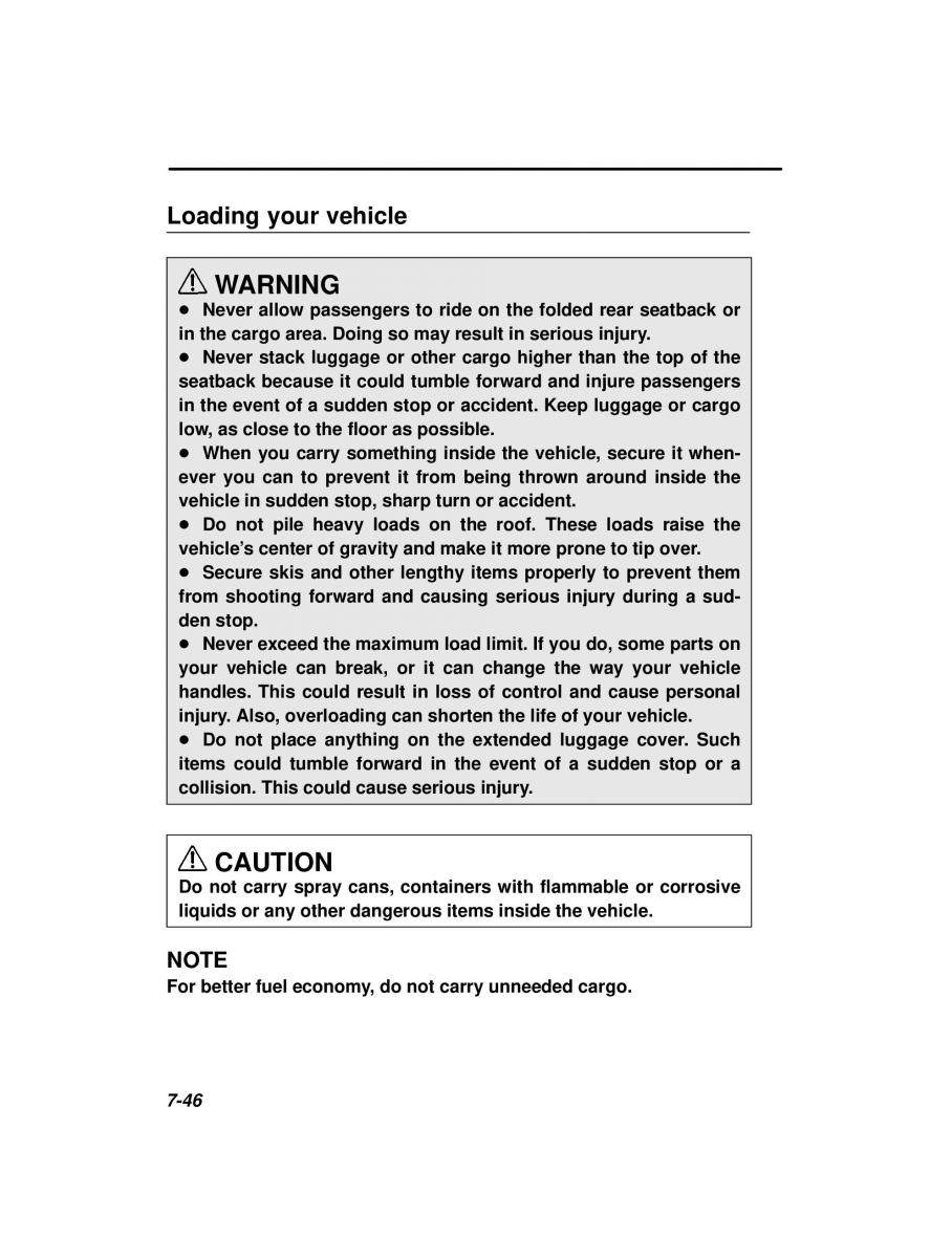 Subaru Forester I 1 owners manual / page 221