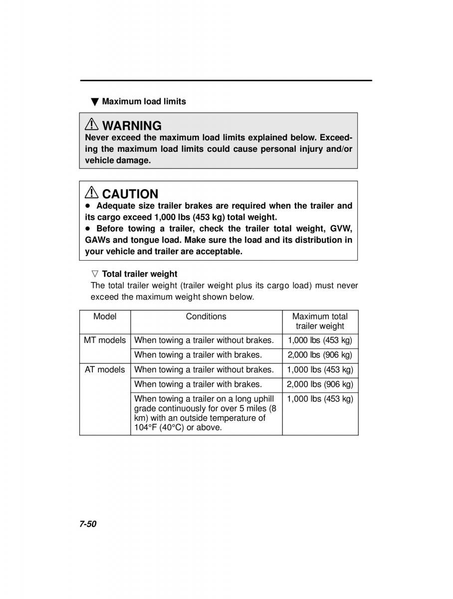 Subaru Forester I 1 owners manual / page 225