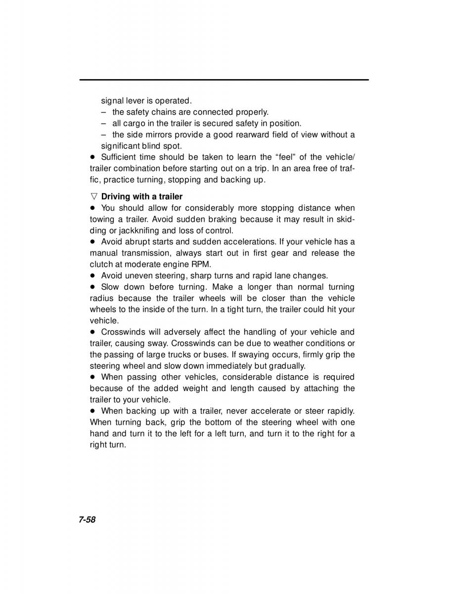 Subaru Forester I 1 owners manual / page 233