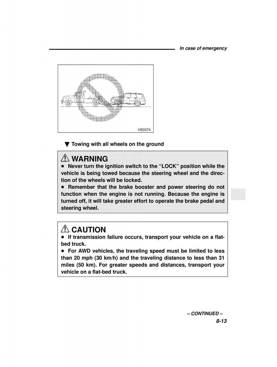 Subaru Forester I 1 owners manual / page 248