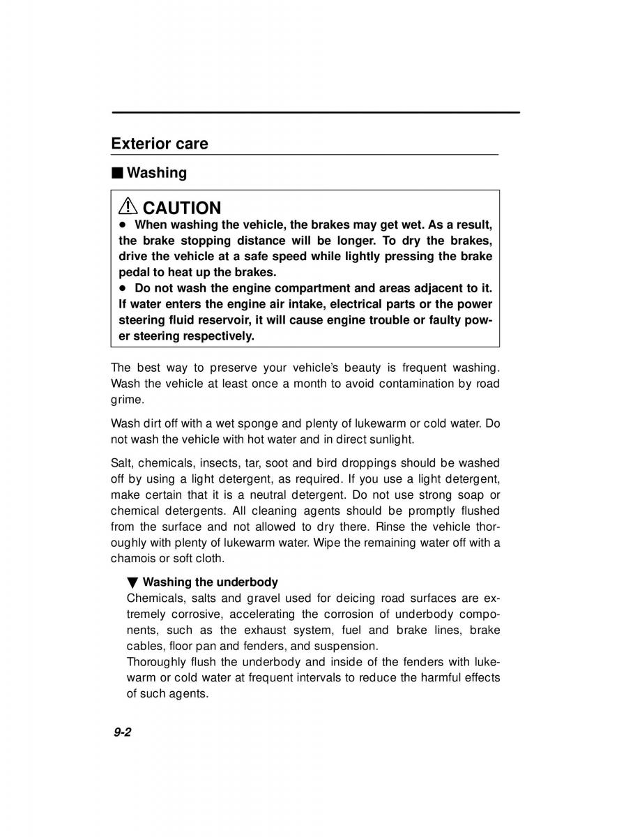 Subaru Forester I 1 owners manual / page 252