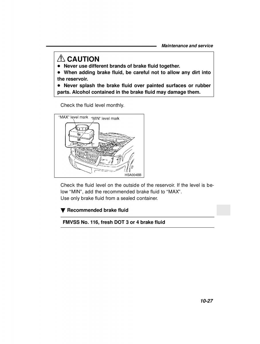 Subaru Forester I 1 owners manual / page 283